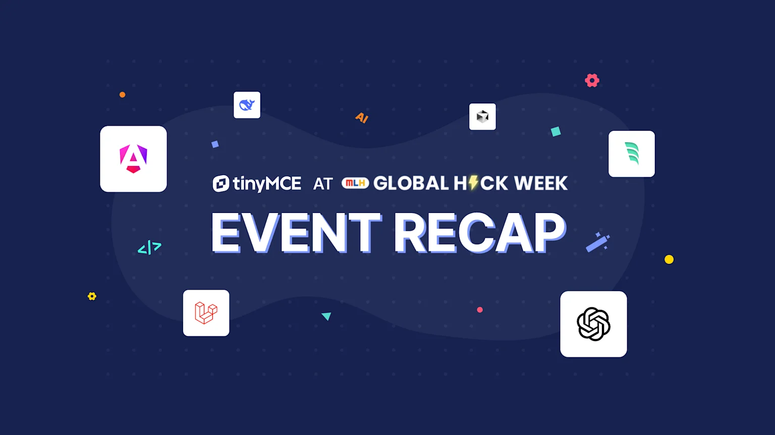 Learn with TinyMCE at MLH Global Hack Week AI/ML: Workshop Replays